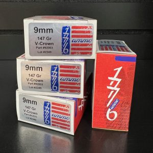 9mm 147gr vcrown 20rounds