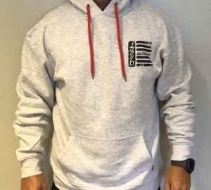 19082 Hoodie Grey with Black 2 2