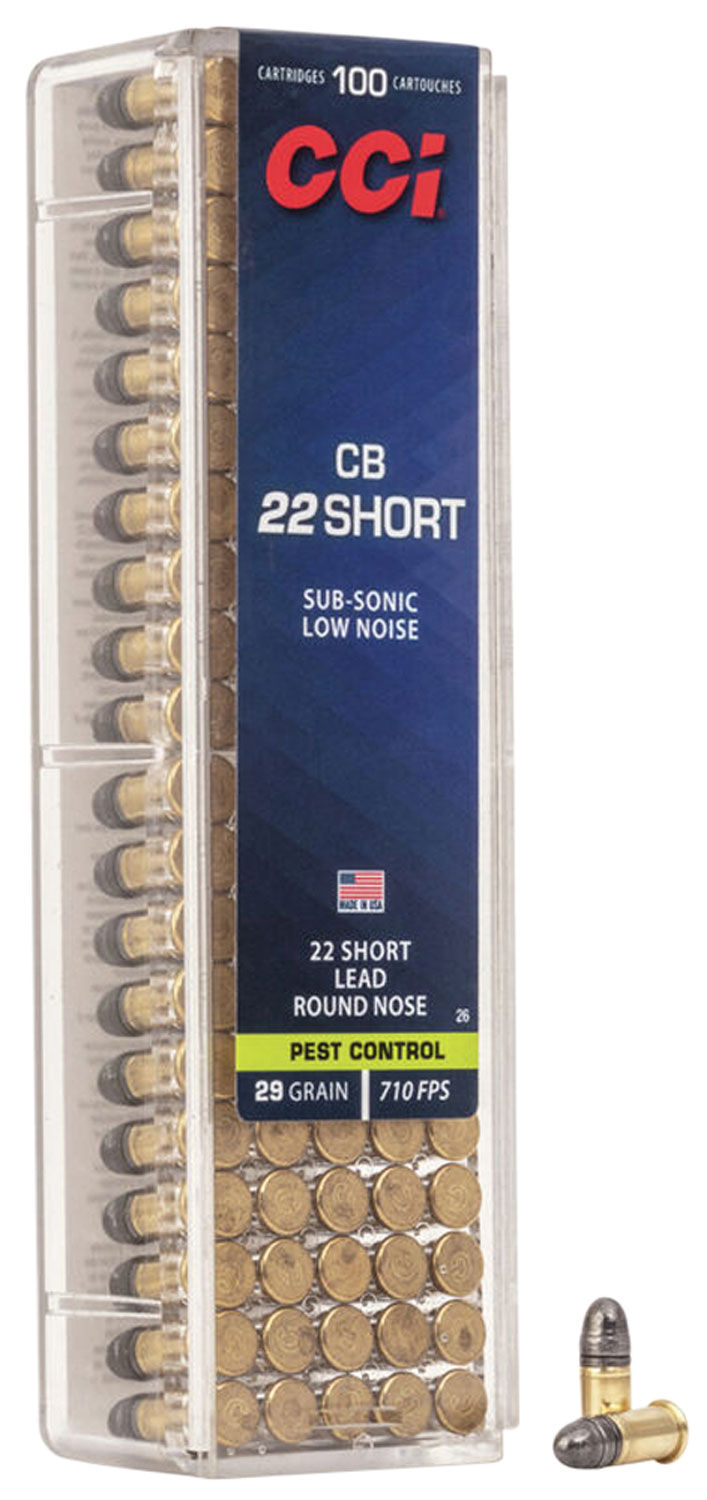 CCI 22 Short 29gr Sub-Sonic Pest Control 1 19998 63207