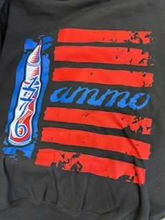 1776 Bullet Hoodie Black RWB XXL